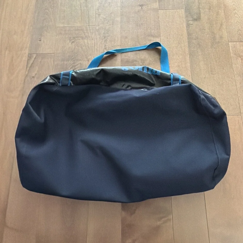 Patagonia 90L Black Hole Duffel Bag Blue Large Travel Used Damage